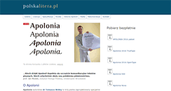 Desktop Screenshot of polskalitera.pl